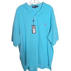 Polo Ralph Lauren Polo Shirt Pink Pony Mens 2XLT New